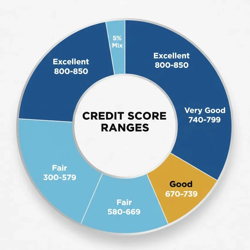 credit score range