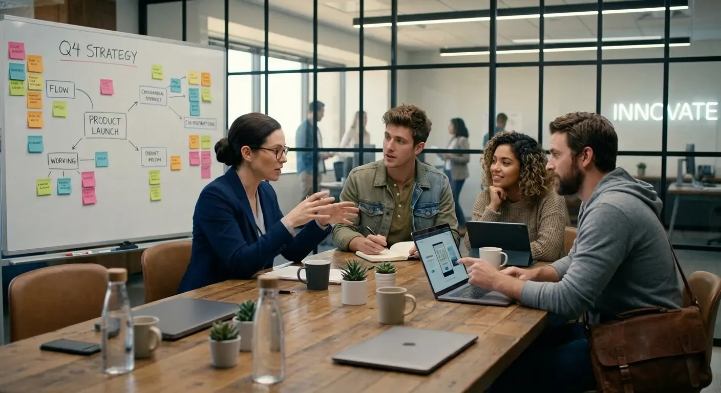 entrepreneurs discussing business funding